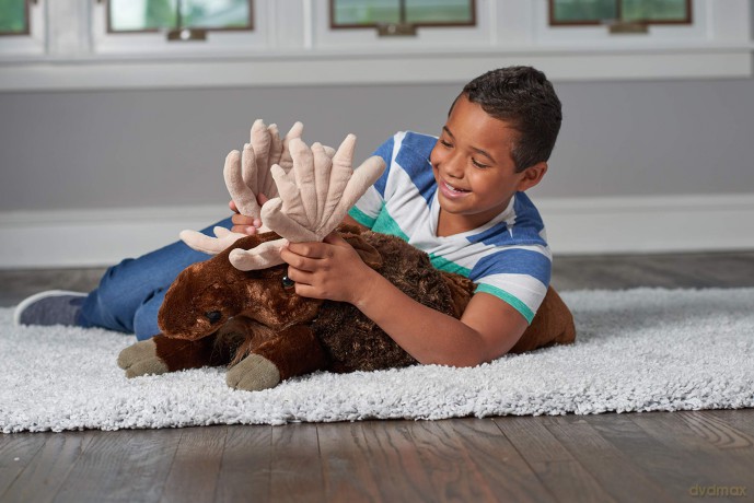 Wild Republic Jumbo Moose Giant Plush Soft Toy, Gifts for Kids, 76 cm