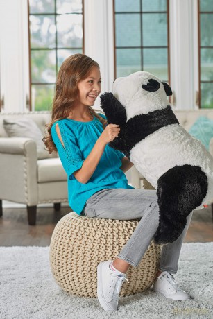 Wild Republic Jumbo Panda Giant Plush Soft Toy, Gifts for Kids, 76 cm