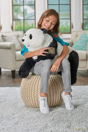 Wild Republic Jumbo Panda Giant Plush Soft Toy, Gifts for Kids, 76 cm