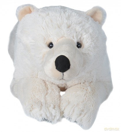 Wild Republic Jumbo Polar Bear Giant Plush Soft Toy, Gifts for Kids, 76 cm
