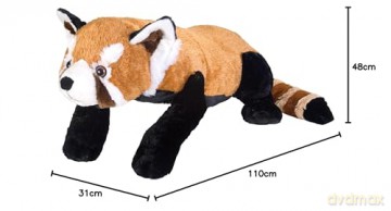 Wild Republic Jumbo Red Panda Giant Plush Soft Toy, Gifts for Kids, 76 cm