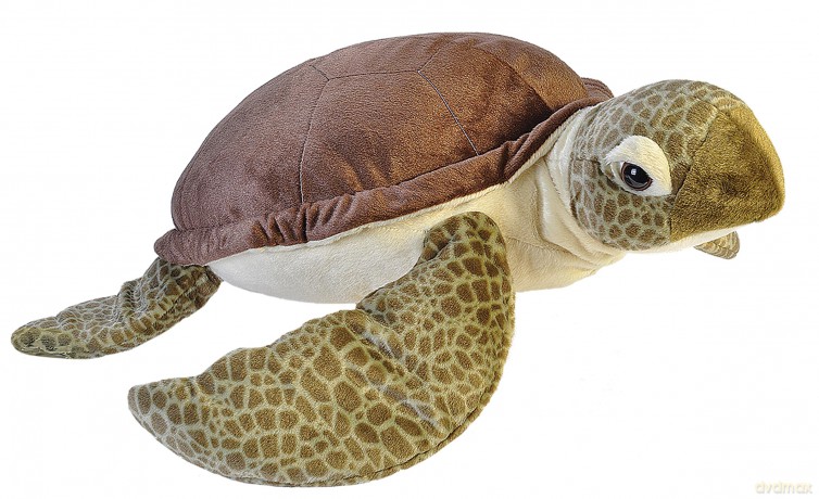 Wild Republic Jumbo Sea Turtle Giant Plush Soft Toy, Gifts for Kids, 76 cm