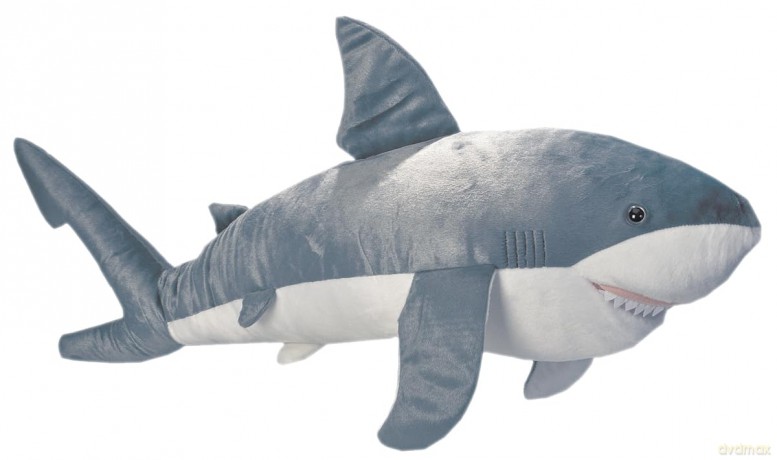 Wild Republic Jumbo Shark Giant Plush Soft Toy, Gifts for Kids, 76 cm