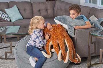 Wild Republic Jumbo Shark Giant Plush Soft Toy, Gifts for Kids, 76 cm