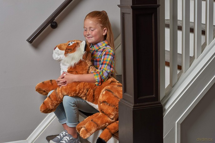Wild Republic Jumbo Tiger Giant Plush Soft Toy, Gifts for Kids, 76 cm