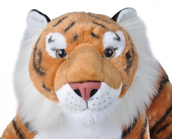 Wild Republic Jumbo Tiger Giant Plush Soft Toy, Gifts for Kids, 76 cm