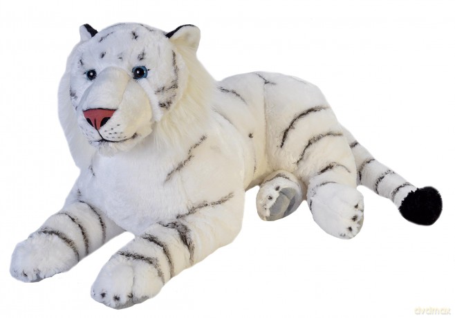 Wild Republic Jumbo White Tiger Giant Plush Soft Toy, Gifts for Kids, 76 cm