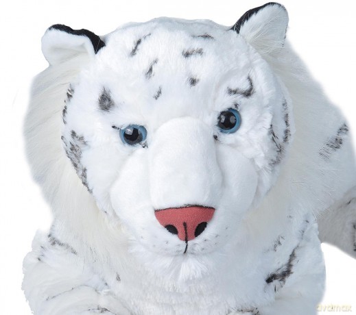 Wild Republic Jumbo White Tiger Giant Plush Soft Toy, Gifts for Kids, 76 cm