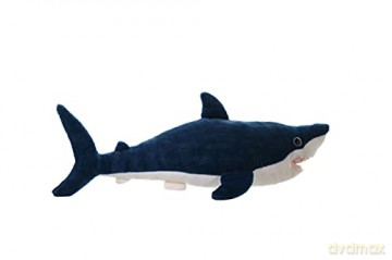 Wild Republic Mako Shark Plush, Stuffed Animal Toy, Gifts for Kids, 21 Inches, Cuddlekins