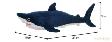 Wild Republic Mako Shark Plush, Stuffed Animal Toy, Gifts for Kids, 21 Inches, Cuddlekins