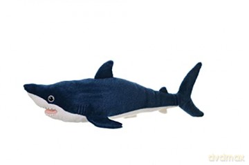 Wild Republic Mako Shark Plush, Stuffed Animal Toy, Gifts for Kids, 21 Inches, Cuddlekins