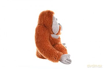 Wild Republic Male Orangutan Plush Soft Toy, Cuddlekins Cuddly Toys, Gifts for Kids 30 cm,Brown