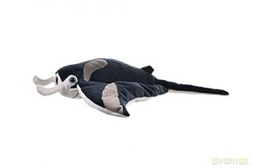 Wild Republic Manta Ray Plush Soft Toy, Cuddlekins Cuddly Toys, Gifts for Kids 30 cm