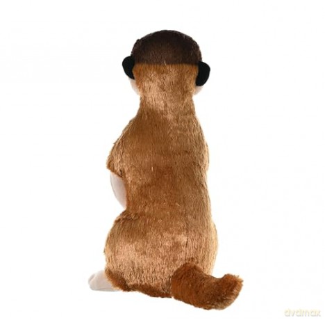 Wild Republic Meerkat Plush Soft Toy, Cuddlekins Cuddly Toys, Gifts for Kids 30 cm,Brown