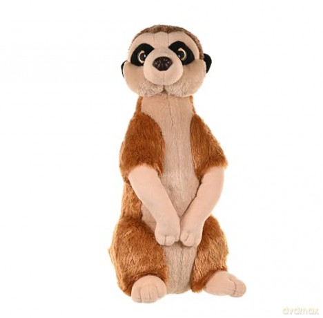 Wild Republic Meerkat Plush Soft Toy, Cuddlekins Cuddly Toys, Gifts for Kids 30 cm,Brown