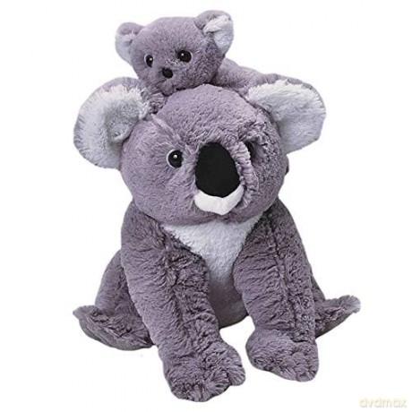 Wild Republic Mom and Baby Koala, Stuffed Animal, 12 Inches, Gift for Kids, Plush Toy, Fill is Spun Recycled Water Bottles