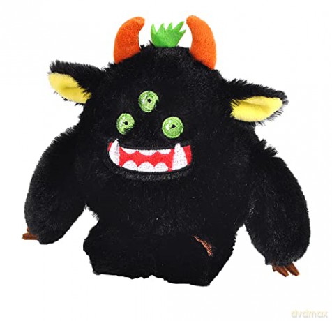 Wild Republic Monsterkins Dusk Jr, Stuffed Animal, 8 Inches, Gift for Kids, Plush Toy, Made from Spun Recycled Water Bottles, Eco Friendly, Child's Room Décor