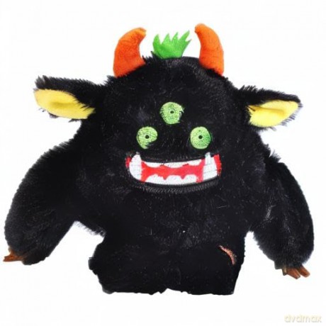 Wild Republic Monsterkins Dusk Jr, Stuffed Animal, 8 Inches, Gift for Kids, Plush Toy, Made from Spun Recycled Water Bottles, Eco Friendly, Child's Room Décor