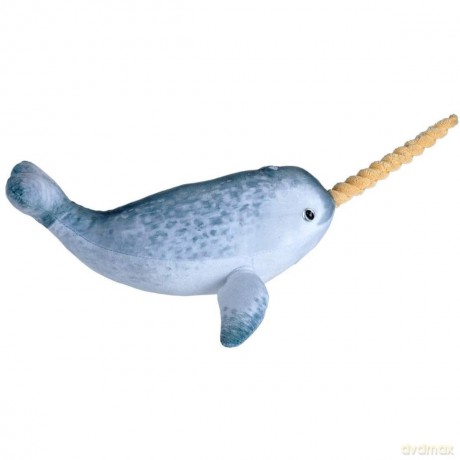 Wild Republic Narwhal Plush, Stuffed Animal, Plush Toy, Gifts for Kids, Living Ocean, 12 Inches