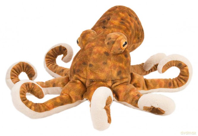 Wild Republic Octopus Plush Soft Toy, Cuddlekins Cuddly Toys, Gifts for Kids 30 cm