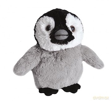 Wild Republic Penguin Plush, Stuffed Animal, Plush Toy, Gifts for Kids, Hug'Ems 7 Inches,18 cm