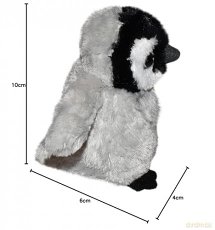 Wild Republic Penguin Plush, Stuffed Animal, Plush Toy, Gifts for Kids, Hug'Ems 7 Inches,18 cm