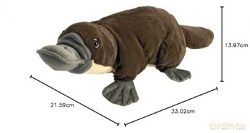 Wild Republic Platypus Plush, Stuffed Animal, Plush Toy, Gifts for Kids, Cuddlekins 12" (13459)