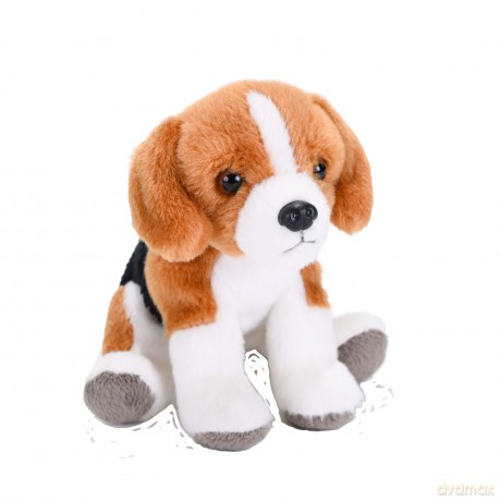 Wild Republic Pocketkins Eco Beagle, Stuffed Animal, 5 Inches, Plush Toy, Made from Recycled Materials, Eco Friendly