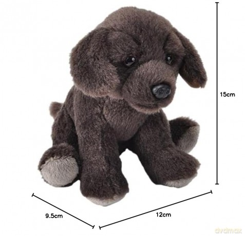 Wild Republic Pocketkins Eco Chocolate Labrador, Stuffed Animal, 5 Inches, Plush Toy, Made from Recycled Materials, Eco Friendly