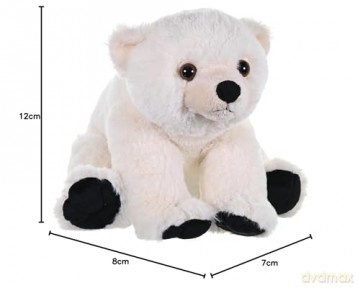 Wild Republic Polar Bear Baby Plush Soft Toy, Cuddlekins Cuddly Toys, Gifts for Kids 30 cm