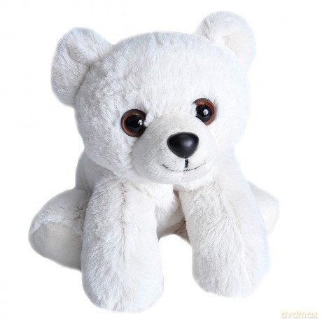 Wild Republic Polar Bear Stuffed Animal, Plush Toy, Gifts for Kids, HugEms 7 Inches