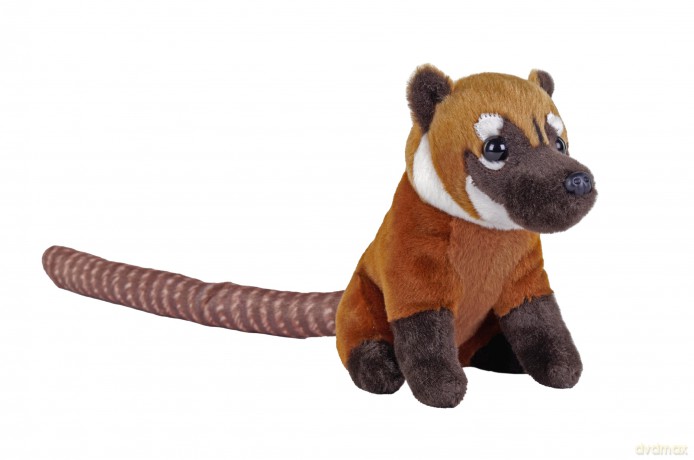 Wild Republic Rainforest Coati, Stuffed Animal, 6 Inches, Plush Toy, Fill is Spun Recycled Water Bottles