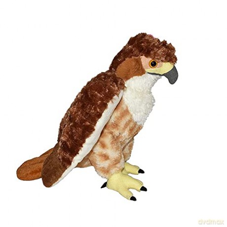 Wild Republic Red Tailed Hawk Plush Soft Toy, Cuddlekins Cuddly Toys, Gifts for Kids 30 cm