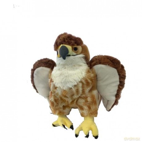 Wild Republic Red Tailed Hawk Plush Soft Toy, Cuddlekins Cuddly Toys, Gifts for Kids 30 cm