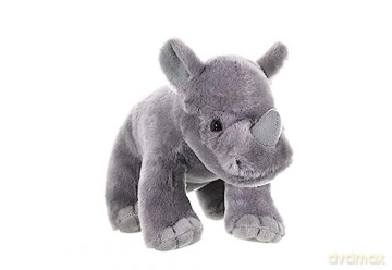 Wild Republic Rhino Baby Plush Soft Toy, Cuddlekins Cuddly Toys, Gifts for Kids 20cm