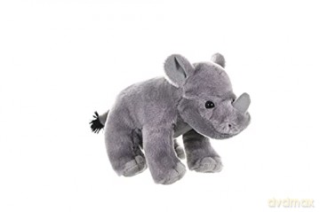 Wild Republic Rhino Baby Plush Soft Toy, Cuddlekins Cuddly Toys, Gifts for Kids 20cm