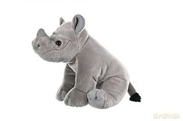 Wild Republic Rhino Baby Plush Soft Toy, Cuddlekins Cuddly Toys, Gifts for Kids 30 cm