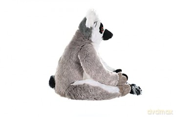 Wild Republic Ring Tailed Lemur Plush Soft Toy, Cuddlekins Cuddly Toys, Gifts for Kids 30 cm