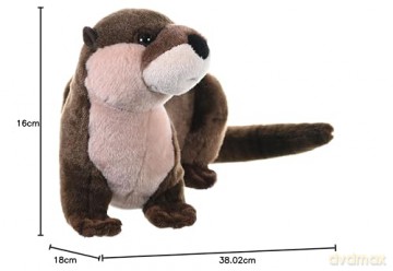 Wild Republic River Otter Plush Soft Toy, Cuddlekins Cuddly Toys, Gifts for Kids 30 cm