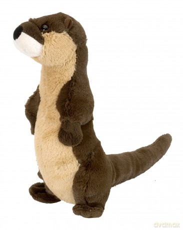 Wild Republic River Otter Standing, Stuffed Animal, Gifts for Kids, Plush Toy, Cuddlekins 8 Inches