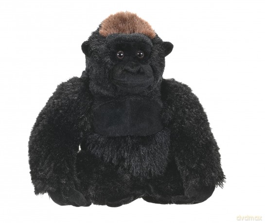 Wild Republic Silverback Gorilla Plush Soft Toy, Cuddlekins Cuddly Toys, Gifts for Kids 30 cm
