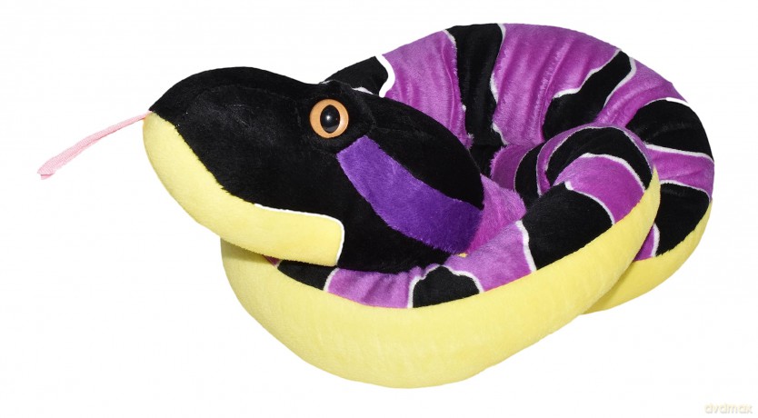 Wild Republic Snakes, Snake Plush Stuffed Animal Toy, Gifts for Kids, Timber Rattlesnake, 54 Inches