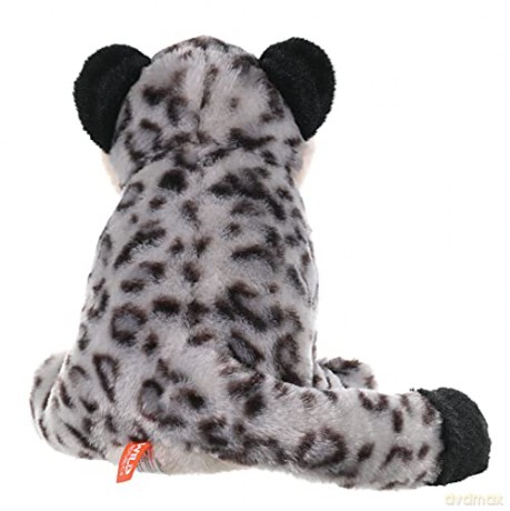 Wild Republic Snow Leopard Cub Plush Soft Toy, Cuddlekins Cuddly Toys, Gifts for Kids 30 cm