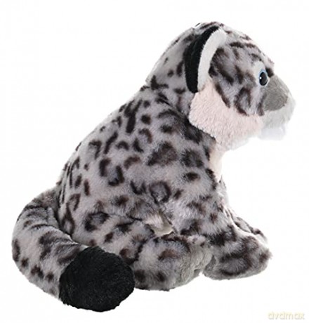 Wild Republic Snow Leopard Cub Plush Soft Toy, Cuddlekins Cuddly Toys, Gifts for Kids 30 cm
