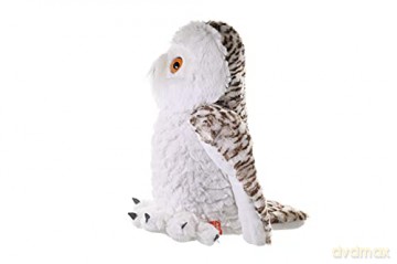 Wild Republic Snowy Owl Plush Soft Toy, Cuddlekins Cuddly Toys, Gifts for Kids, White, 30 cm