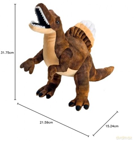 Wild Republic Spinosaurus Plush, Dinosaur Stuffed Animal, Plush Toy, Gifts for Kids, Dinosauria 10 Inches