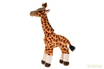 Wild Republic Standing Giraffe Plush Soft Toy, Cuddlekins Cuddly Toys, Gifts for Kids, Brown, White, Black, 43 cm