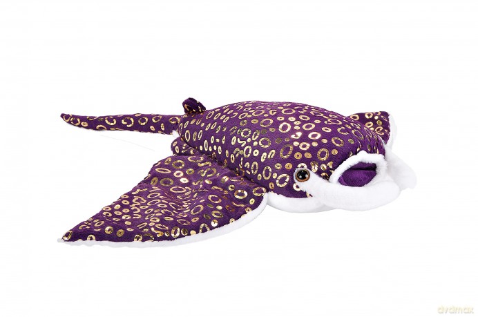 Wild Republic Stingray, Foilkins, Stuffed Animal, 8 inches, Gift for Kids, Plush Toy, Fill is Spun Recycled Water Bottles, Manta Ray