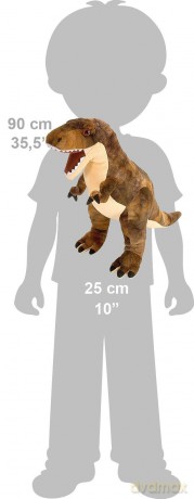 Wild Republic T Rex Plush, Dinosaur Stuffed Animal, Plush Toy, Gifts For Kids, Dinosauria 10 Inches