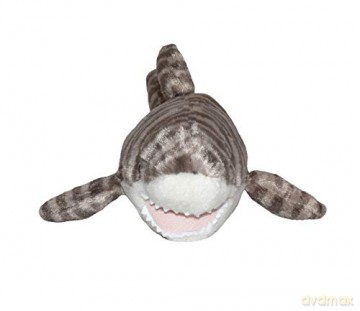 Wild Republic Tiger Shark Plush Soft Toy, Cuddlekins Cuddly Toys, Gifts for Kids 20 cm